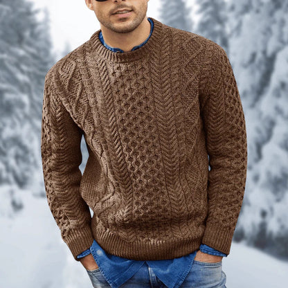 Pull en Laine pour Homme Hiver Chaud et Élégant