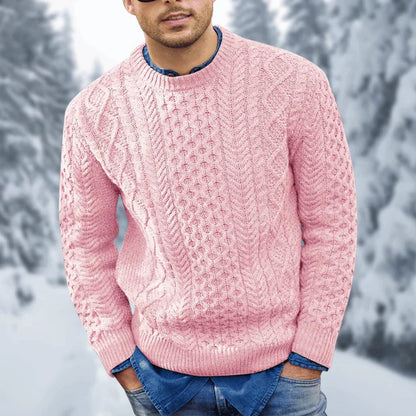 Pull en Laine pour Homme Hiver Chaud et Élégant