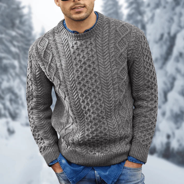 Pull en Laine pour Homme Hiver Chaud et Élégant