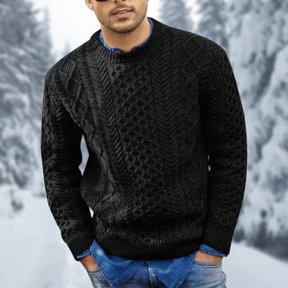 Pull en Laine pour Homme Hiver Chaud et Élégant