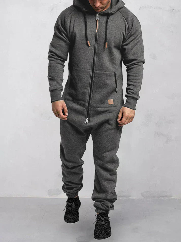 Combinaison Polaire Homme Hiver Doux et Étanche