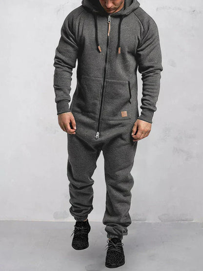 Combinaison Polaire Homme Hiver Doux et Étanche