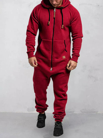 Combinaison Polaire Homme Hiver Doux et Étanche