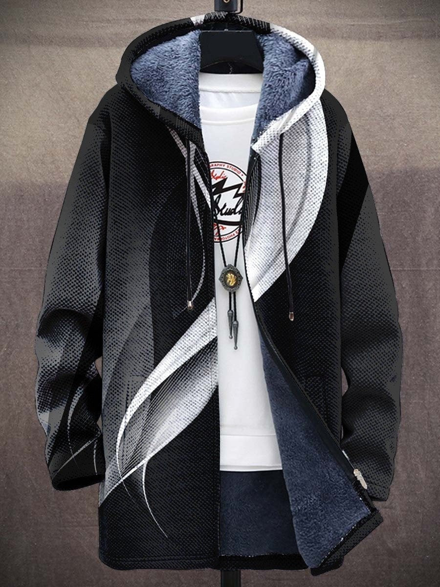 Veste Femme Polaire Capuche Imprimé Artistique Style Streetwear