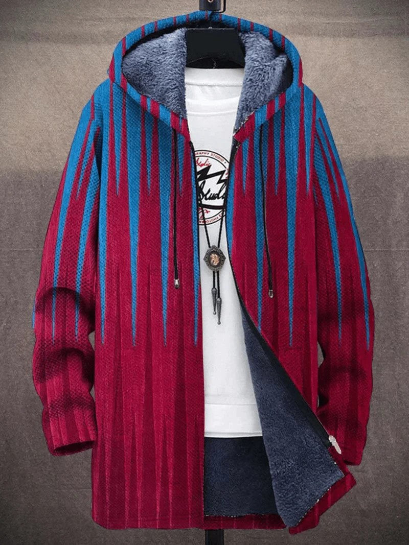 Veste Femme Polaire Capuche Imprimé Artistique Style Streetwear