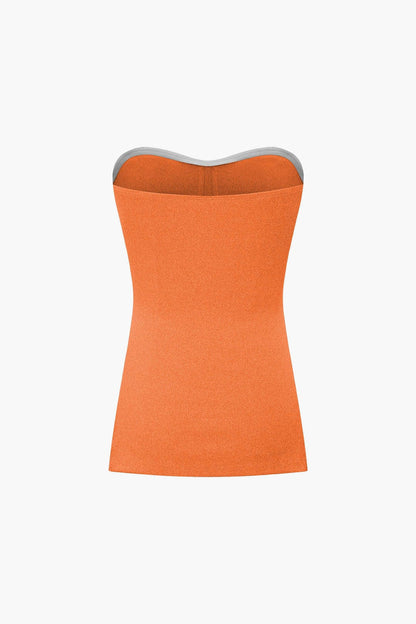 Ensemble Bustier et Shorts Élégant Féminin