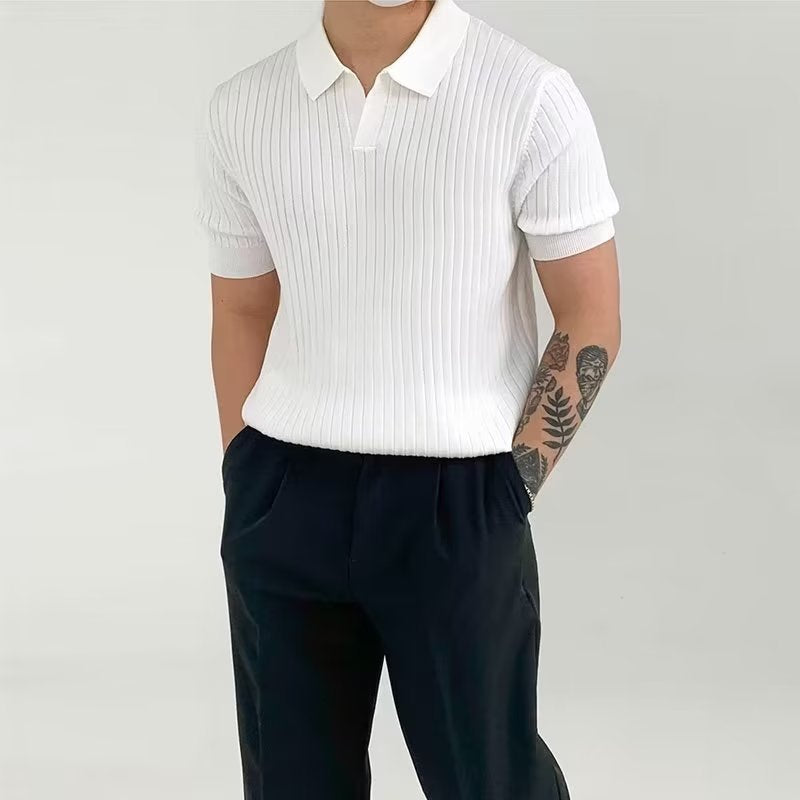 Chemise Polo Classique à Carreaux et Coupé Moderne