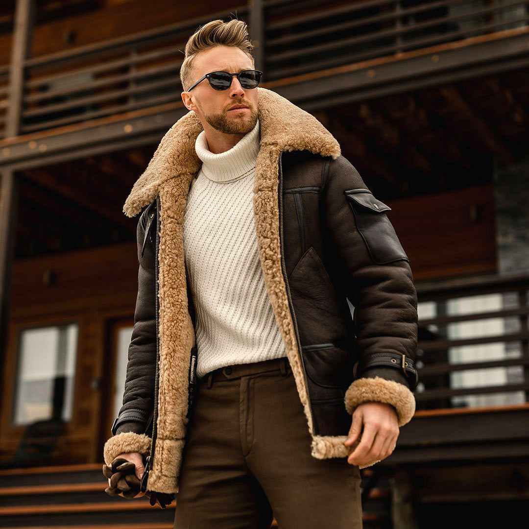 Blouson Hiver pour Homme Doublé et Imperméable - PanierRoyale