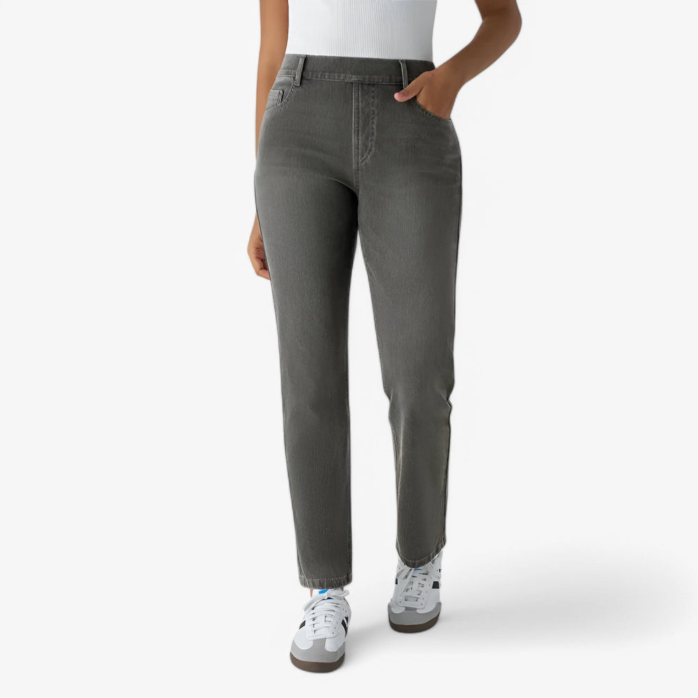 Pantalon Jeans Taille Haute Slim Fit - PanierRoyale