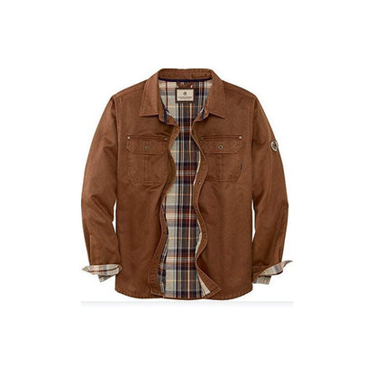 Veste Homme Classique en Cuir Rétro Chic