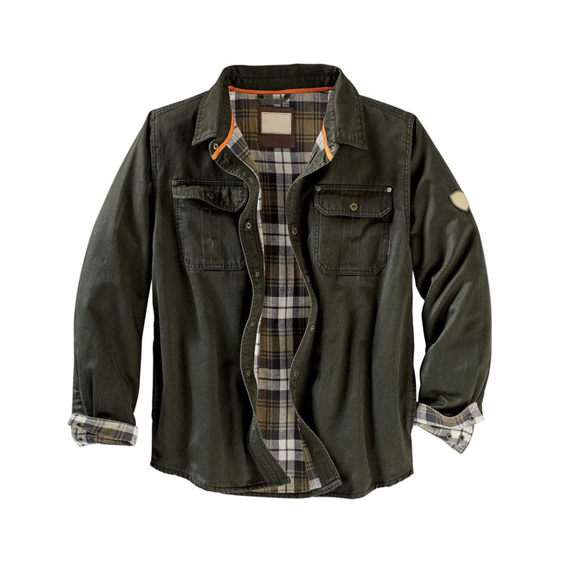 Veste Homme Classique en Cuir Rétro Chic
