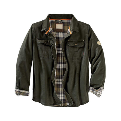 Veste Homme Classique en Cuir Rétro Chic