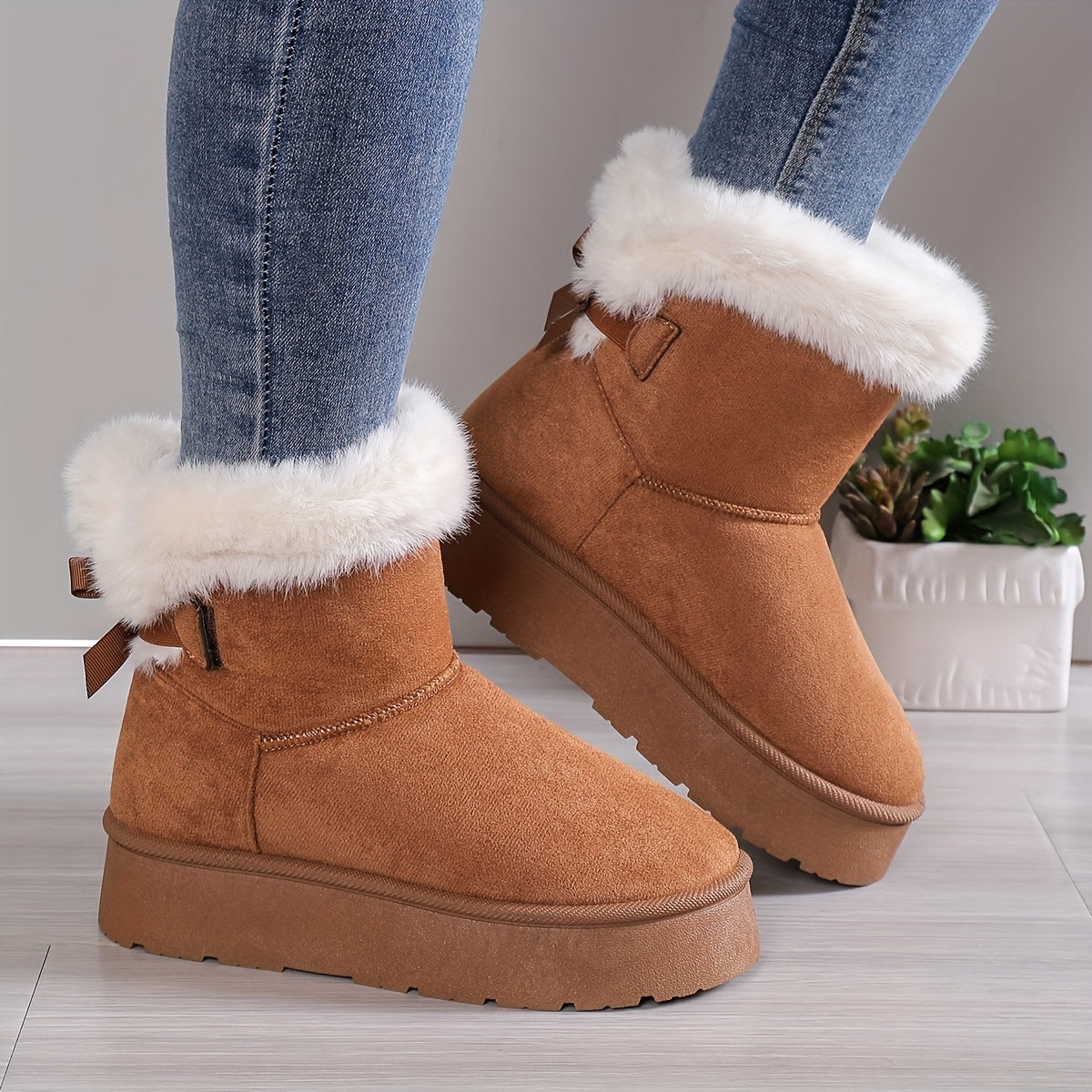 Bottes Hiver Femme Fourrées et Douces