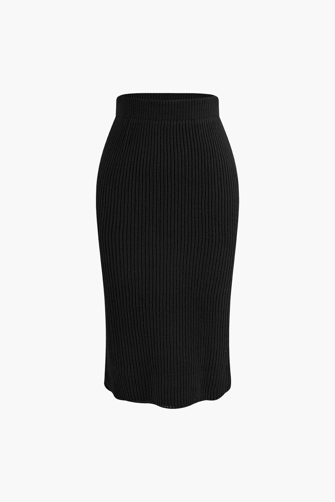 Robe Élégante Ensemble Col Rond et Jupe Pencil