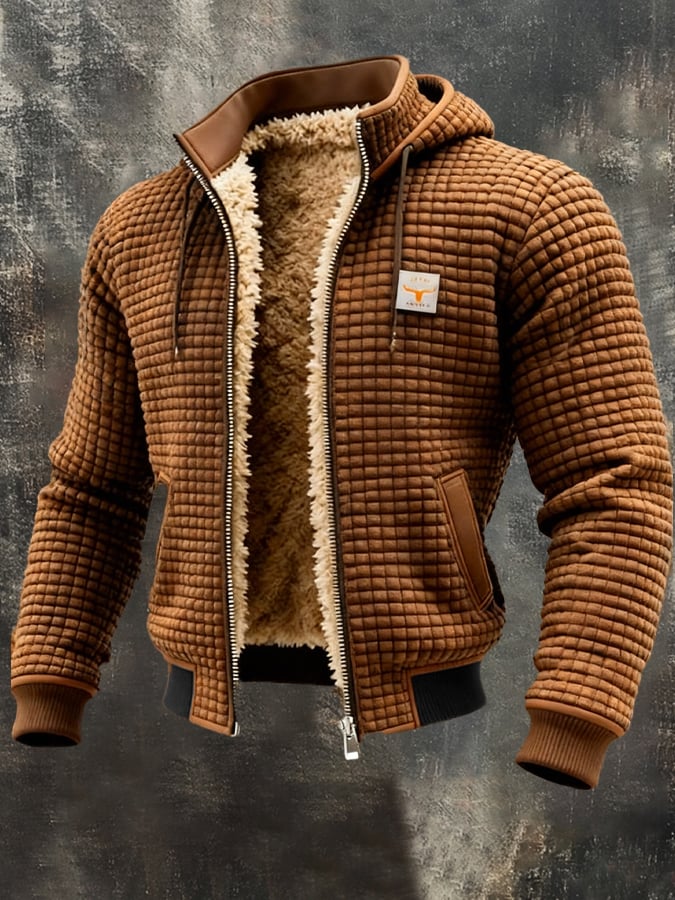 Veste Isolation Thermique Coupe-Vent Confortable Hiver