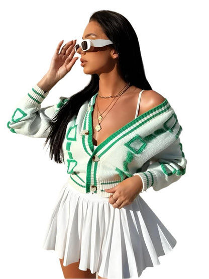 Cardigan Femme Tricot Chaud et Élégant - PanierRoyale