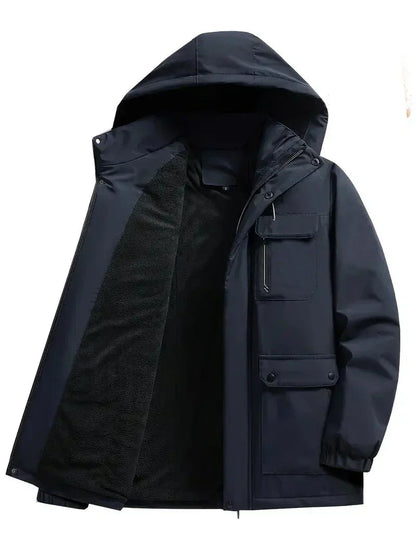 Veste imperméable homme hiver chaud et étanche - PanierRoyale