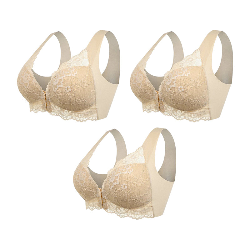 Soutien-gorge Femme Sans Fil Fermeture Frontale Confort Respirant