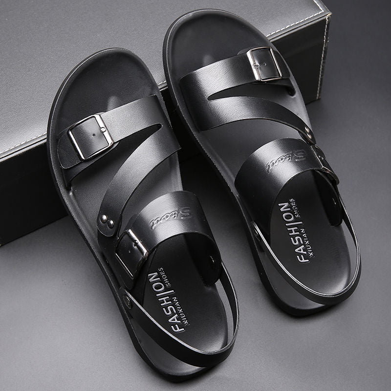 Sandales Homme Cuir Perforé pour Été