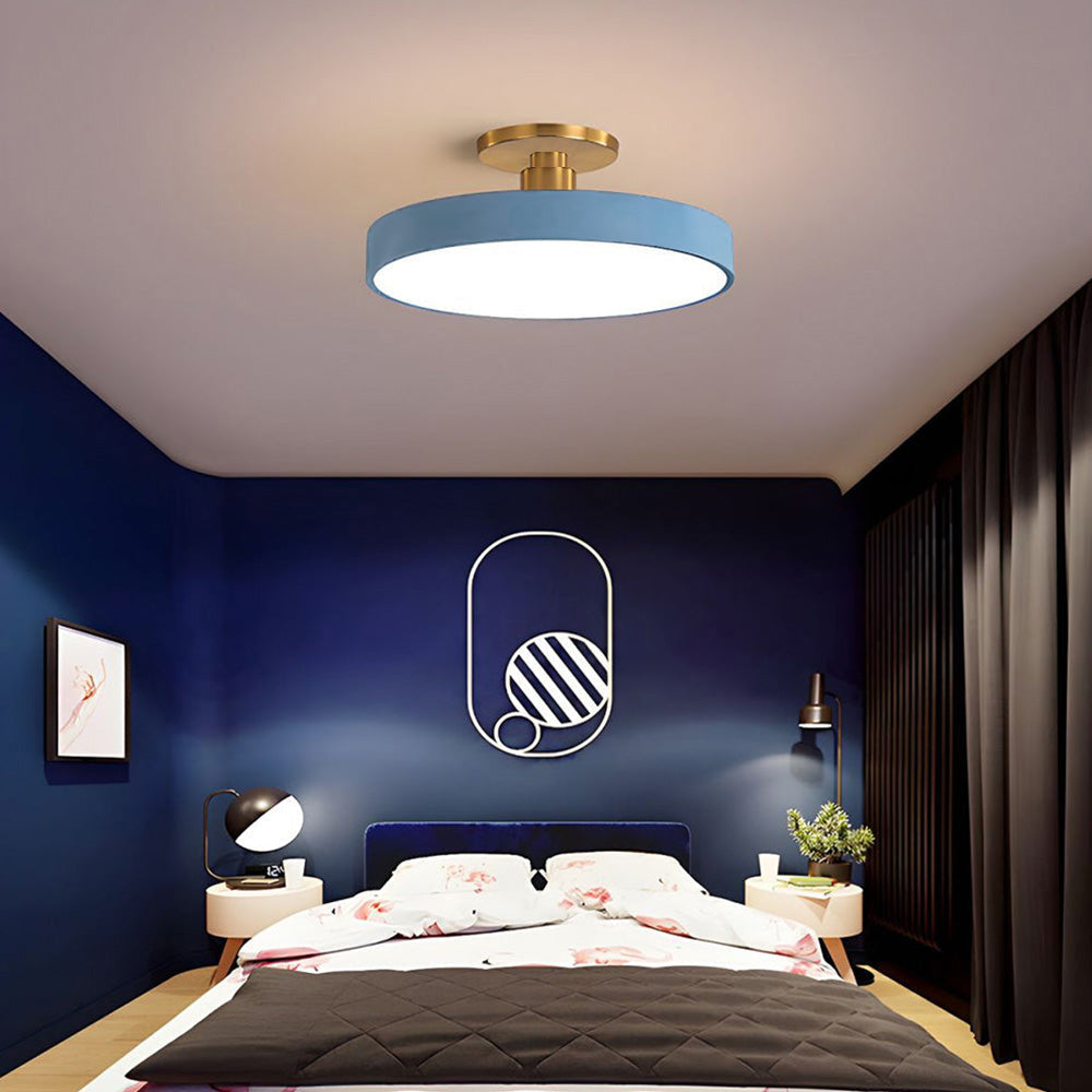 Lampe Plafond LED Or Moderne Élégante