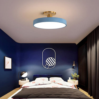 Lampe Plafond LED Or Moderne Élégante