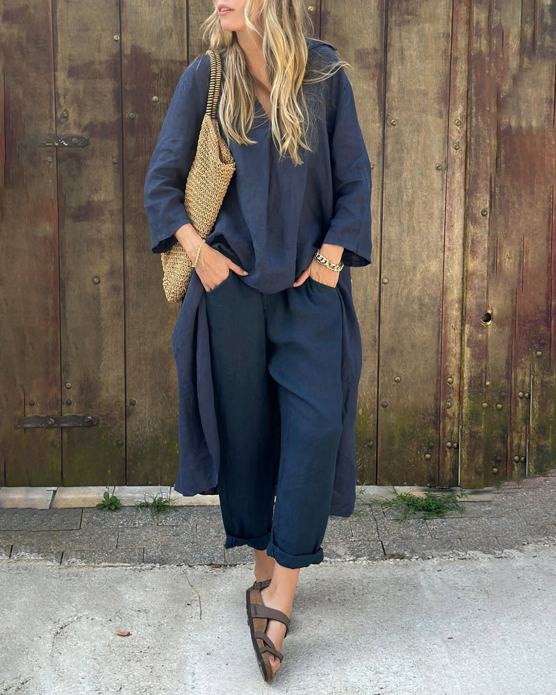 Ensemble Loungewear 2 Pièces Femme Tricot Confortable - BerlinGlamour