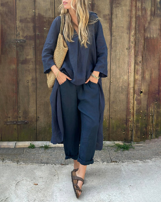 Ensemble Loungewear 2 Pièces Femme Tricot Confortable - BerlinGlamour