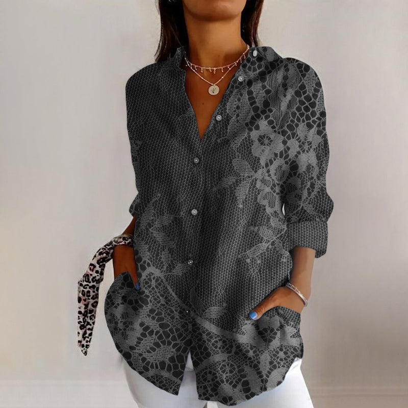 Blouse Femme à Fleurs Élégante et Légère - PanierRoyale