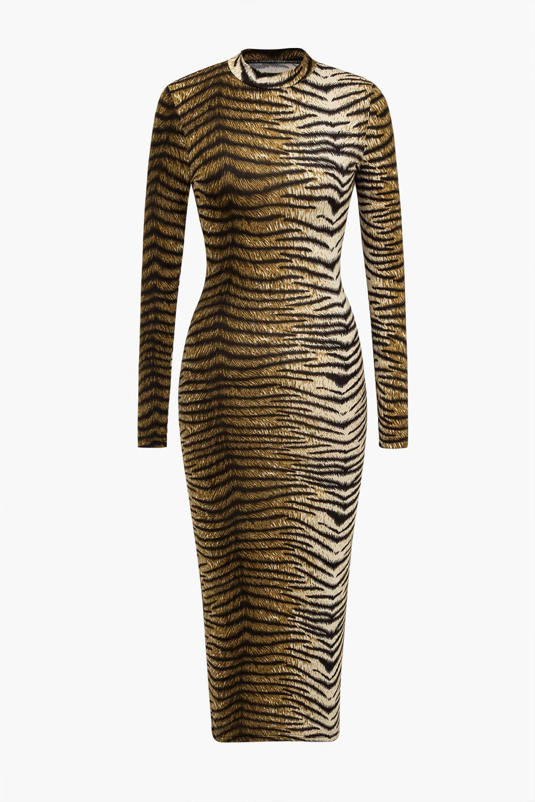 Robe midi imprimé léopard élégante et chic
