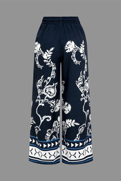 Robe Bohème Décontractée avec Blouse et Pantalon Large