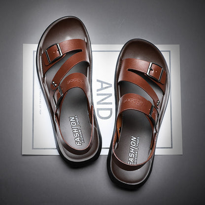Sandales Homme Cuir Perforé pour Été - PanierRoyale