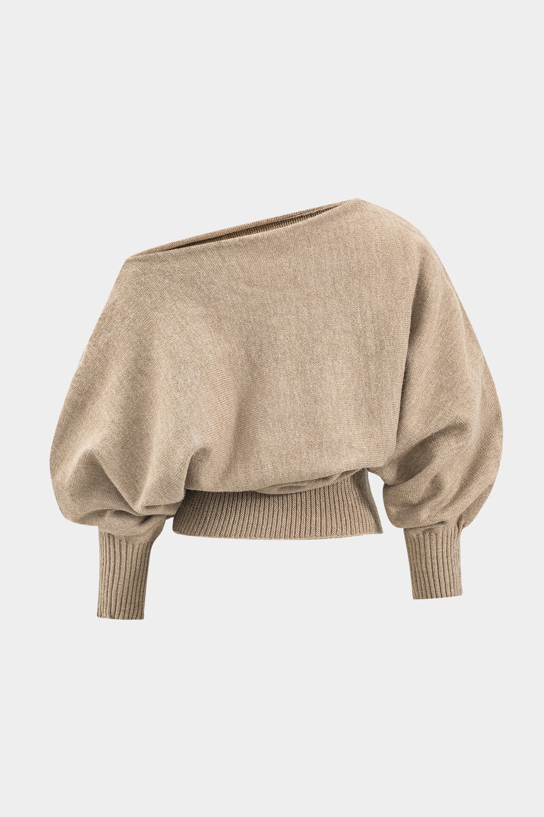 Luana | Ensemble Décontracté Col Montant et Shorts Haute Taille