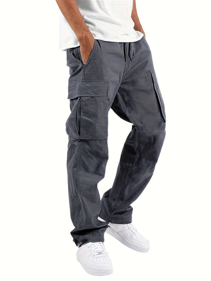 Pantalon Homme Cargo en Coton Respirant et Confortable