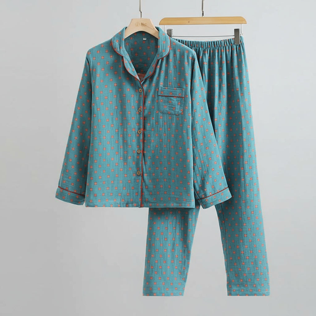 Pyjama Flanelle Doux et Chaud pour Femme et Homme - PanierRoyale