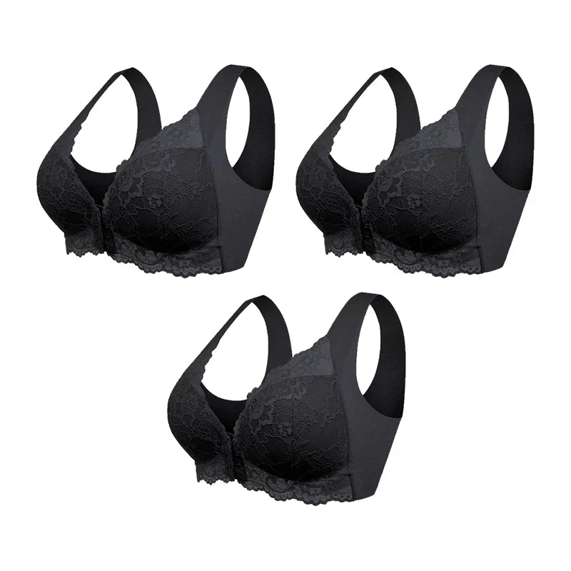 Soutien-gorge Femme Sans Fil Fermeture Frontale Confort Respirant