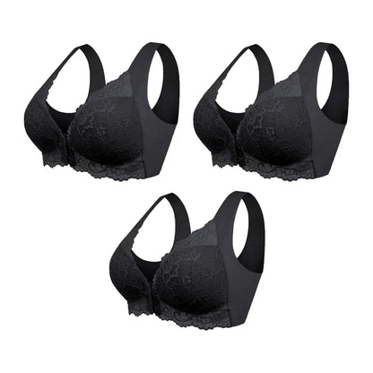 Soutien-gorge Femme Sans Fil Fermeture Frontale Confort Respirant