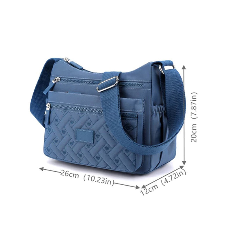 Sac bandoulière Femme Multipoches Léger et Compact