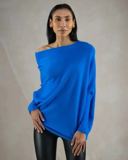 Pull Grande Taille Femme Col Reversibilité