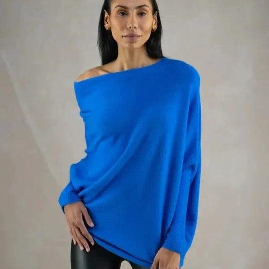 Pull Oversize Col Rond Confortable