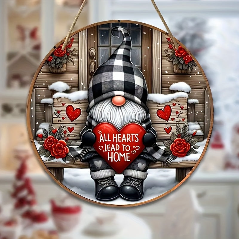 Décoration de Noël en Bois Gnome Accroche - PanierRoyale