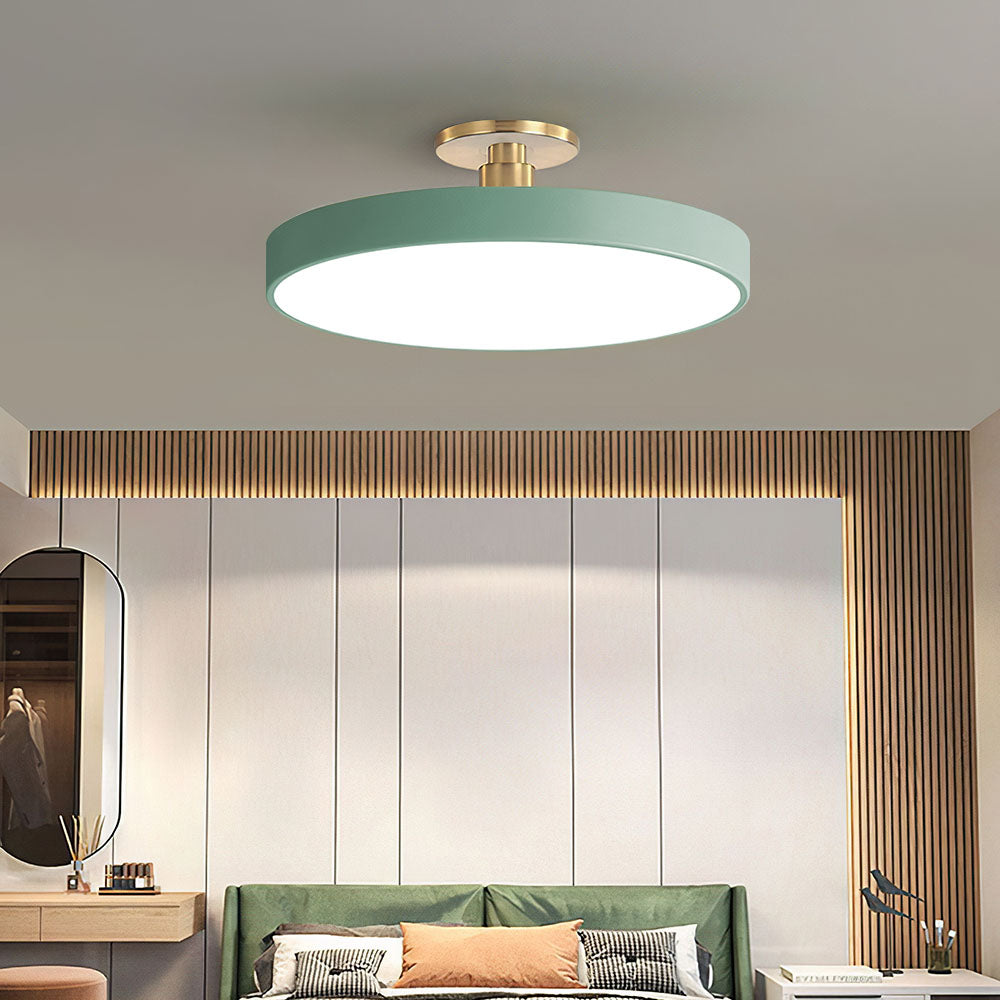 Lampe Plafond LED Or Moderne Élégante