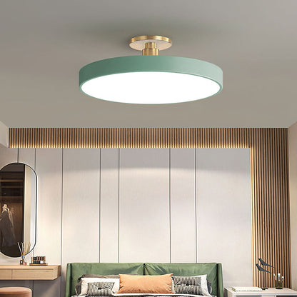 Lampe Plafond LED Or Moderne Élégante