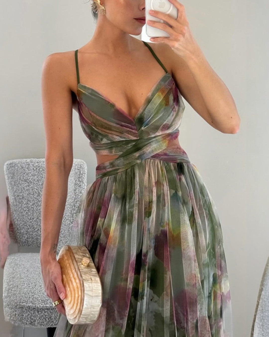Robe Maxi Femme Fluide Bretelles Coupe Légère