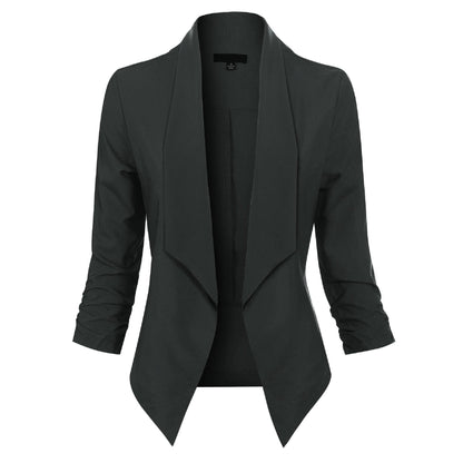 Blazer femme manches longues élégant