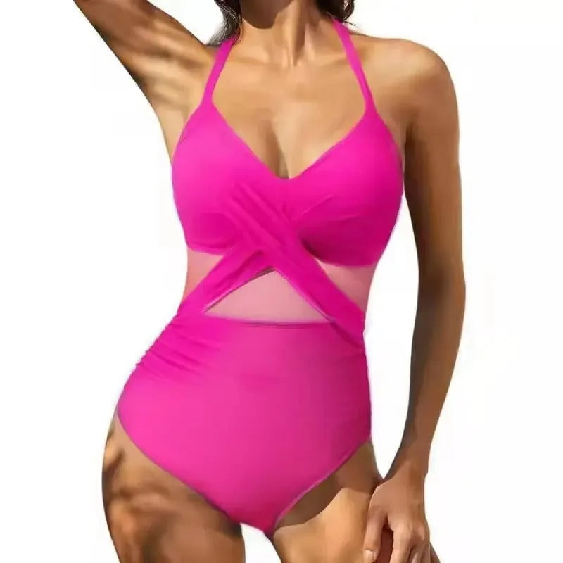 Maillot de Bain Femme Décolleté Plongeant