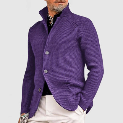 Veste Homme Élégant - Taille Slim en Laine Douce