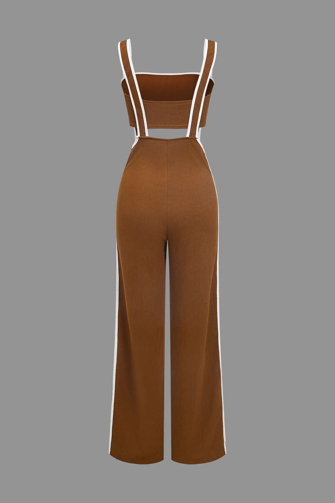 Robe Deux Pièces Contraste Élégant et Féminin
