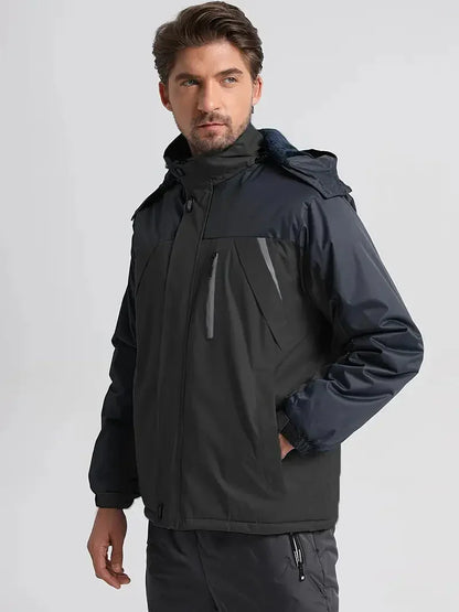 Veste Imperméable Hiver avec Capuche Réglable - PanierRoyale