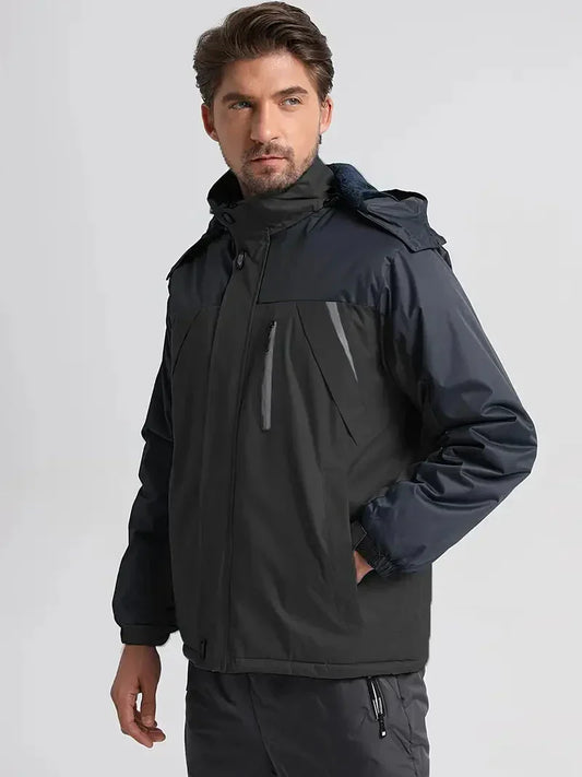Veste Imperméable Hiver avec Capuche Réglable - PanierRoyale