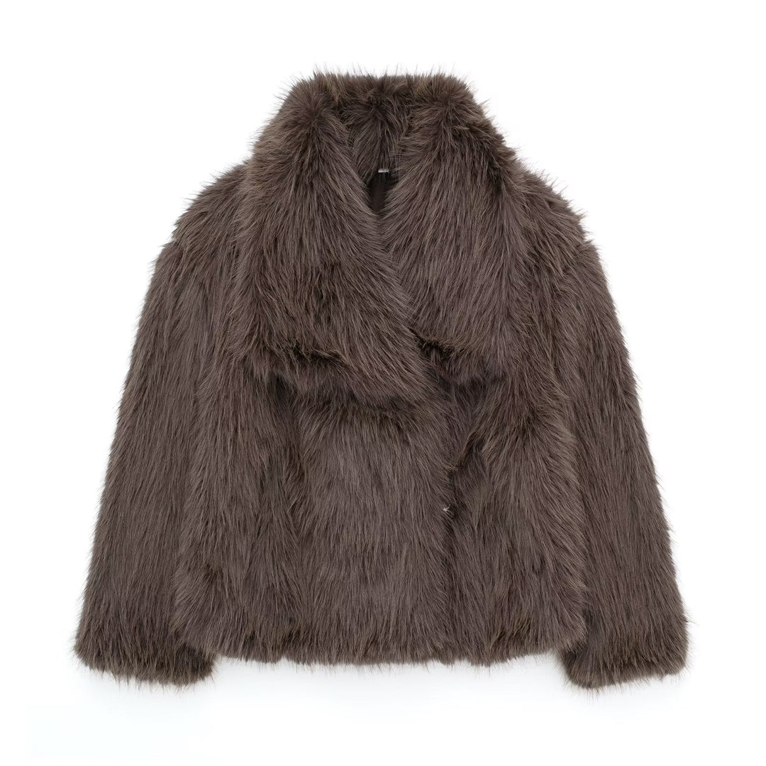 Veste en fausse fourrure douce et élégante - vue 4